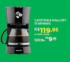 DB Supermercados Cafeteiras mallory starwars oferta