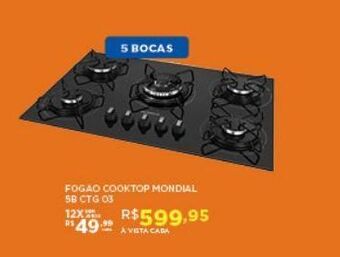DB Supermercados Fogão mondial oferta