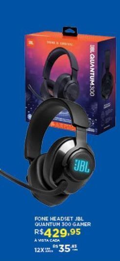 DB Supermercados Fone headset quantum oferta