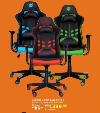 DB Supermercados Cadeira gamer dazz oferta