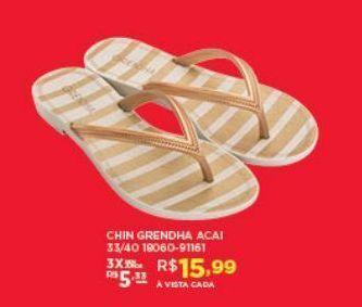 Chinelo feminino grendha