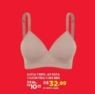 DB Supermercados Sutiã trifil oferta