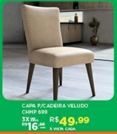 DB Supermercados Capa para cadeira oferta