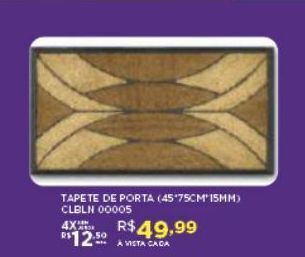 DB Supermercados Tapete de porta oferta