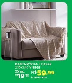 DB Supermercados Manta para sofa oferta
