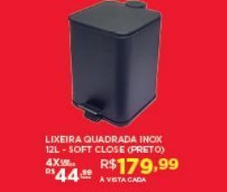 DB Supermercados Lixeira inox oferta