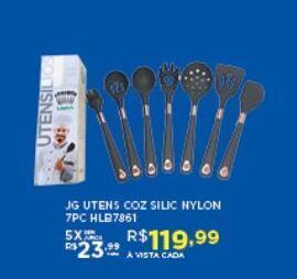 Jogo utens cozinha nylon