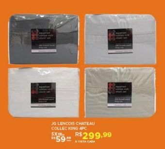 DB Supermercados Jogo de lencois chateau oferta