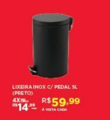 Lixeira inox