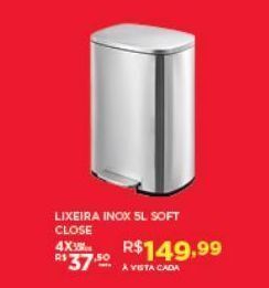 Lixeira inox