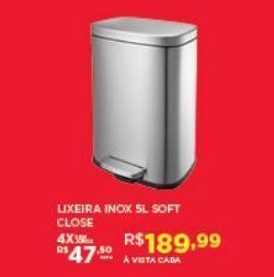 Lixeira inox