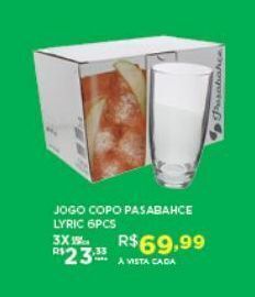 DB Supermercados Jogo copo oferta