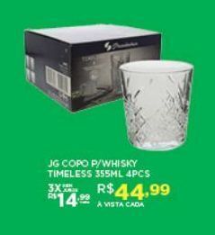 Jogo copo para whisky