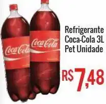 Mart Minas Refrigerante coca-cola 3l oferta