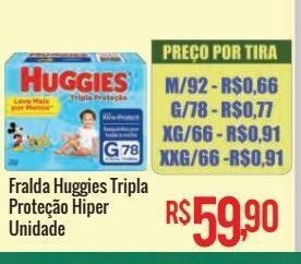 Mart Minas Fralda huggies tripla proteção hiper oferta