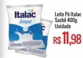 Mart Minas Leite pó italac sachê 400g oferta