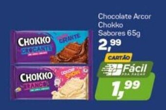 Arena Atacado Chocolate Arcor Chokito Sabores 65g oferta