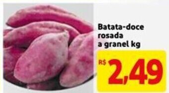 Mercado Extra Batata doce rosada a granel 1kg oferta