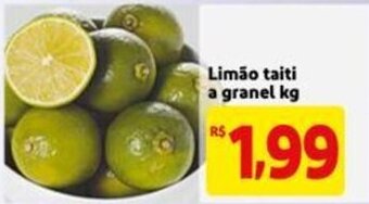 Mercado Extra Limao Taiti a granel 1kg oferta