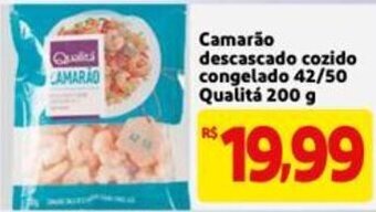 Mercado Extra Camarao Descascado cozido Congelado 42/50 Qualita 200g oferta