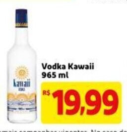 Mercado Extra Vodka Kawaii 965ml oferta