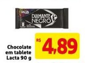 Mercado Extra Chocolate em tablete Lacta 90g oferta