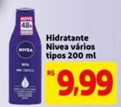 Mercado Extra Hidratante Nivea Varios tipos 200ml oferta