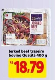 Jerked Beef traseiro bovino Qualita 400g