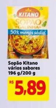 Mercado Extra Sopao Kitano varios sabores 196g/200g oferta