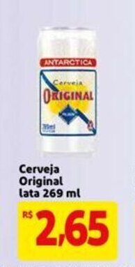 Cerveja Original lata 269ml