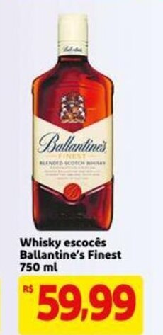Whisky Escoces Ballantine's Finest 750ml