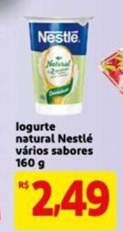 Mercado Extra Iogurte natural Nestle varios sabores 160g oferta