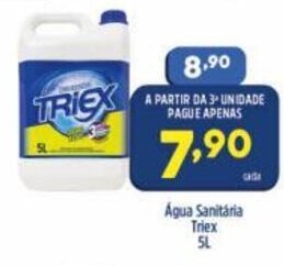 Arena Atacado Agua Sanitaria Triex 5L oferta