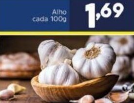 Arena Atacado Alho cada 100g oferta