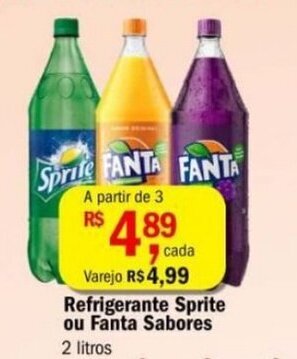 Ultrabox Refrigerante Sprite ou Fanta sabores pet 2L oferta