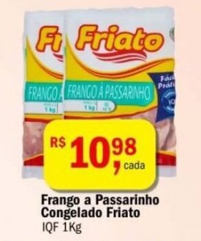 Ultrabox Frango a Passarinho Congelado Friato 1kg oferta