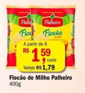 Ultrabox Flocao de Milho Palheiro 400g oferta