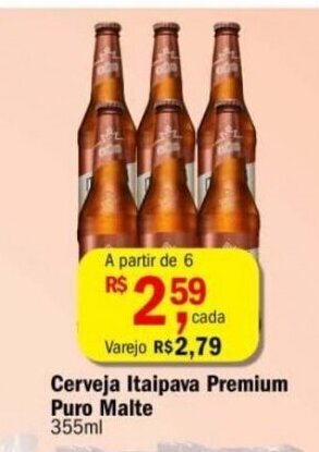 Ultrabox Cerveja Itaipava Premium Puro Malte 355ml oferta