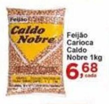 Rossi Supermercado Feijao Carioca Caldo Nobre 1kg oferta