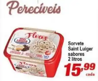 Sorvete Sanit Luiger sabores 2L