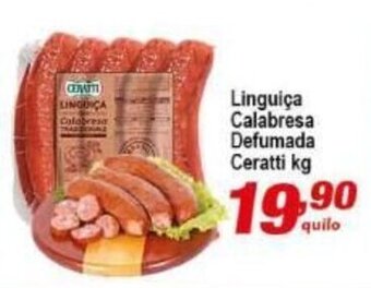 Ricoy Supermercados Linguica Calabresa Defumada Ceratti 1kg oferta