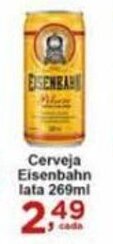 Rossi Supermercado Cerveja Eisenbahn lata 269ml oferta