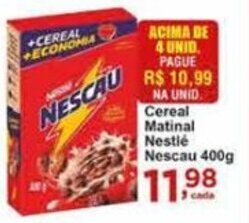 Rossi Supermercado Cereal Matinal Nestle Nescau 400g oferta
