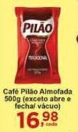 Rossi Supermercado Cafe Pilao Almofada 500g oferta