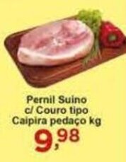 Rossi Supermercado Pernil Suino c/ couro tipo Caipira pedaco 1kg oferta