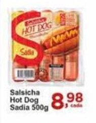 Rossi Supermercado Salsicha Hot Dog Sadia 500g oferta