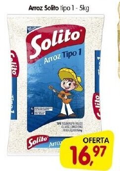 Cercadão Arroz Solito tipo 1 5kg oferta