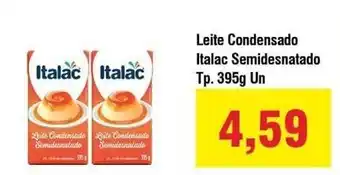 Spani Atacadista Leite Condensado Italac Semidesnatado TP 395g oferta