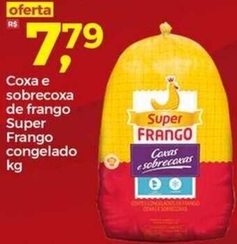 Frangolândia Coxa e Sobrecoxa de Frango Super Frango congelada 1kg oferta