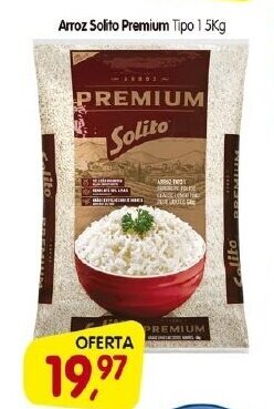 Cercadão Arroz Solito Premium T1 5kg oferta